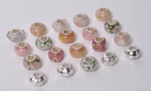 Charlotte Borgen, 20 charms - rosa farve komb. 20