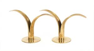 Ljusstakar ett par, Liljan, Ystad Metall