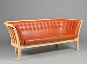 Stouby. Tre-pers. tremmesofa, model Monica