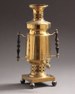 Russisk samovar, 1800-tallets anden halvdel.