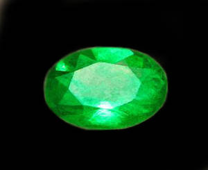Uindfattet smaragd - ca. 1,00 ct