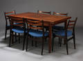 Dansk møbelproducent spisebord samt seks stole 7