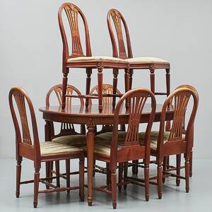 Matsalsgrupp, Gustaviansk stil