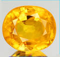 Uindfattet safir - ca. 3.03 ct