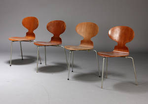 Arne Jacobsen, Myren, stabelstole, tidlig model 4