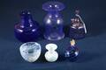 KONSTGLAS, 6 DELAR, BLA BERTIL VALLIEN, BODA, I PARTI