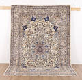 Persisk nain tæppe med silke 300 x 210 cm