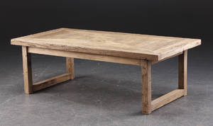 Håndlavet sofabord fremstillet i 200 år gammelt elmetræ