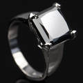 Solitaire ring ca. 5.34 ct.