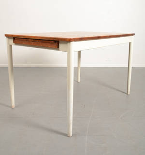 Bord med skiva i teak