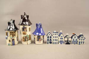 Dekorationer Rynbende 6 st och ljuslyktor 3 st