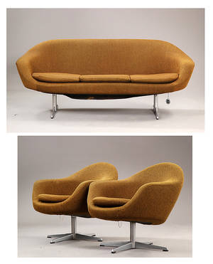 Domus Danica. Ureform sofa samt et par lænestole 3