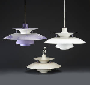 Poul Henningsen for Louis Poulsen. Tre PH-5 pendler 3