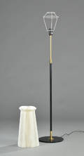 Aage Petersen  Le Klint. Højdejusterbar, standerlampe, model 339 