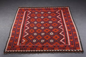 Afghansk Meymaneh kelim, 304 x 209 cm