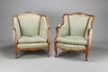Et par bergere i rokokoform