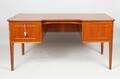 SKRIVBORD, 1960-TAL, TEAK, HÖJD 74, 150 X 71 CM