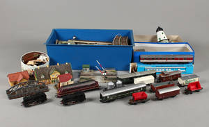 Märklin m.m. Modeltog, huse m.m.