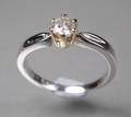 Solitairering - Ca. 0.31 ct.