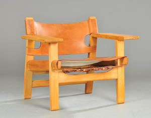 Børge Mogensen. Lænestol model 2226, Den spanske stol