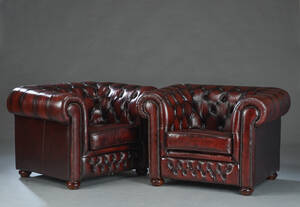 Et Chesterfield par lænestole 2