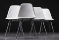 Charles Eames. Sæt på fire skalstole, model DSX 4 