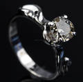 Solitaire ring ca. 1.00 ct.