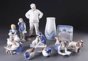 Samling figurer af porcelæn, Bing  Grøndahl. 11