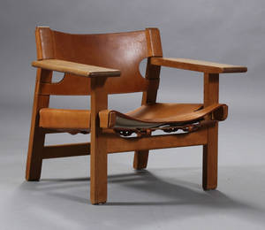 Børge Mogensen. Lænestol, den spanske stol 