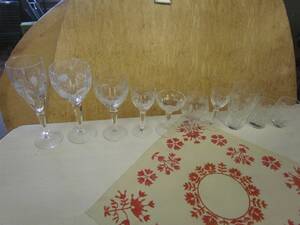 Glasservis, Kristall