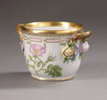 Flora Danica Vinkøler af porcelæn. Kgl.P. I sort.
