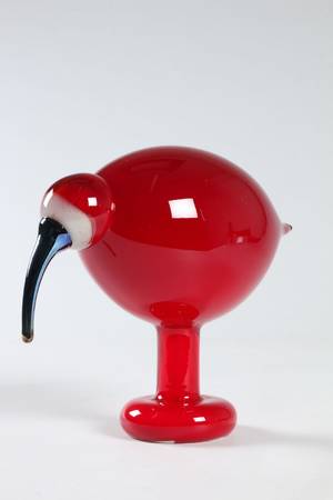 Iittala. Rød Ibis af Oiva Toikka