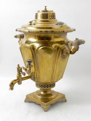 Samovar, mässing
