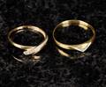 Ringar 18K Guld med Diamanter 1900-tal 2 st