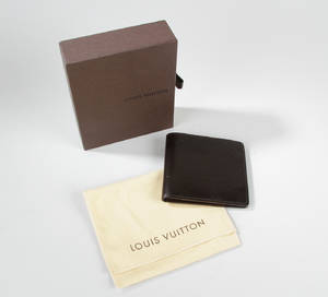 Louis Vuitton Mat monogram pung af brunt kalveskind.