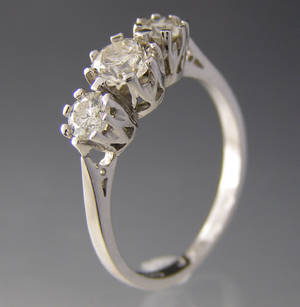 Brillant ring ca. 0.95 ct.