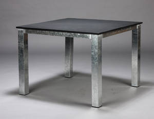 Havebord - Galvaniseret stel