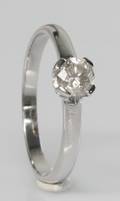 Solitairering, ca. 0.46 ct.
