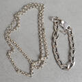 HALSBAND OCH ARMBAND, Silver