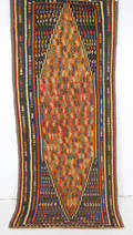 Harsin-kilim. Persisk tæppe, 290x125 cm.