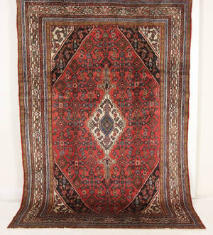 Buikabad. Persisk håndknyttet tæppe, 300x205 cm.