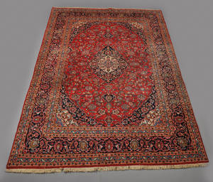 Persisk Keshan tæppe, 340x292 cm. 