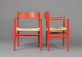Hans j Wegner , 2 armstole model CH 37 2