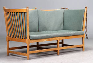Børge Mogensen. Tremmesofa af bøg, model 1789,