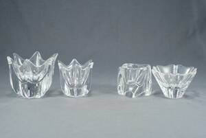 SKÅLAR, 3 ST, ORREFORS, SKÅL, KOSTA BODA, KLART GLAS, HÖ9-12,5 CM, I PARTI