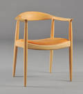 Hans J. Wegner. Armstol model 503 The Chair af asketræ. 
