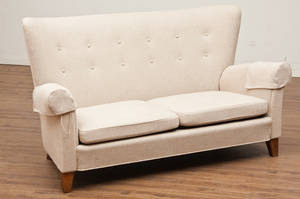 Sofa i lyst uld, 1950erne