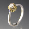 Solitaire ring ca. 0.38 ct.