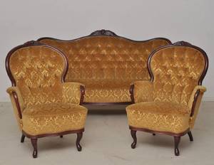 Salongsgrupp, rokokostil, 1900-talets mitt