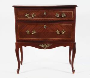 Byrå med två lådor, gustaviansk-stil, 1900-tal
